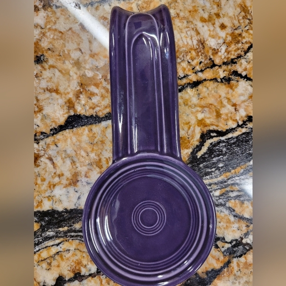 Fiesta Plum Spoon Rest - Picture 1 of 3